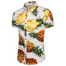 Load image into Gallery viewer, Mens Hawaii Shirt For Summer Beach Leisure Fashion Floral Fruit Printed Hawaiian Shirts 2018 Casual Camisas Short Sleeve Clothes