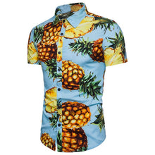 Load image into Gallery viewer, Mens Hawaii Shirt For Summer Beach Leisure Fashion Floral Fruit Printed Hawaiian Shirts 2018 Casual Camisas Short Sleeve Clothes